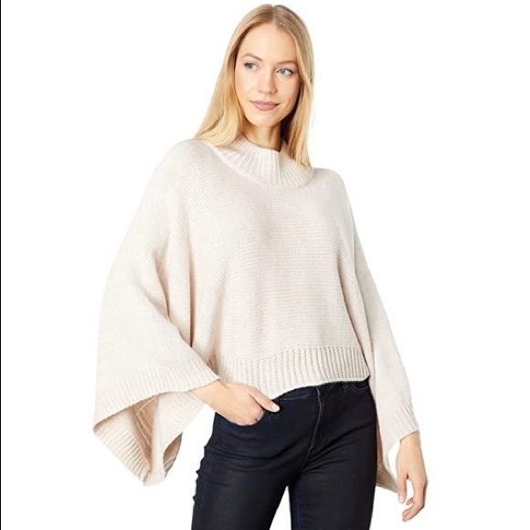 Bishop + Young Cream Mock Neck Pullover Sweater - Picture 4 of 7